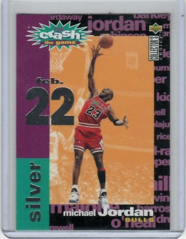 1995 1995-96 COLLECTOR'S CHOICE MICHAEL JORDAN YOU CRASH THE