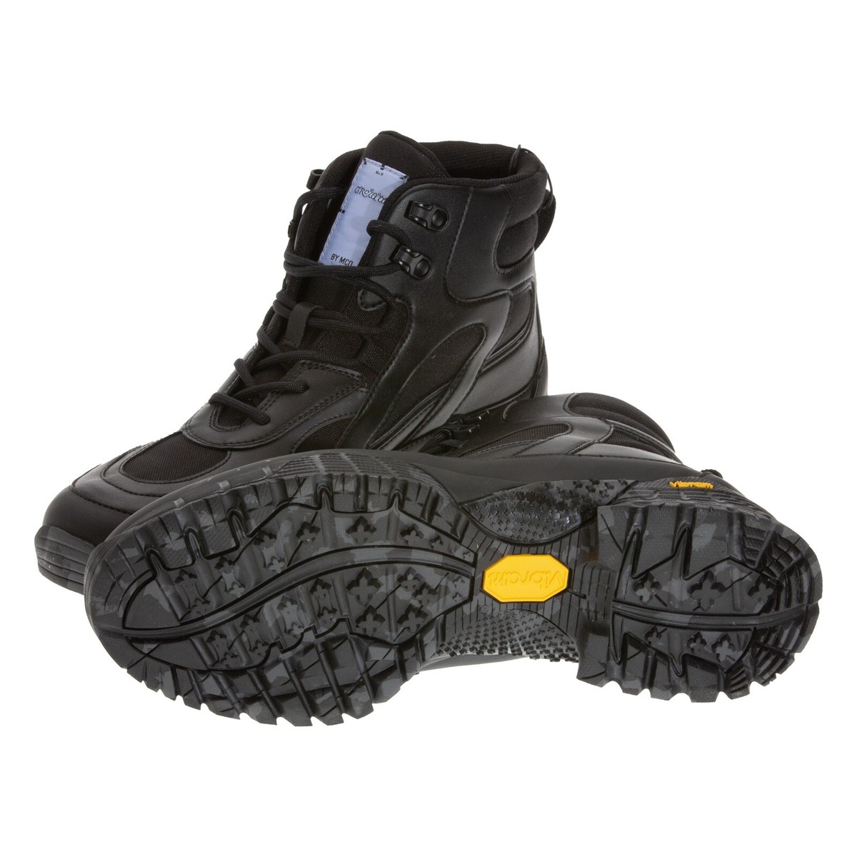 MCQ BY ALEXANDER MCQUEEN Men Grow Up Lace Up Boots Black Size 10