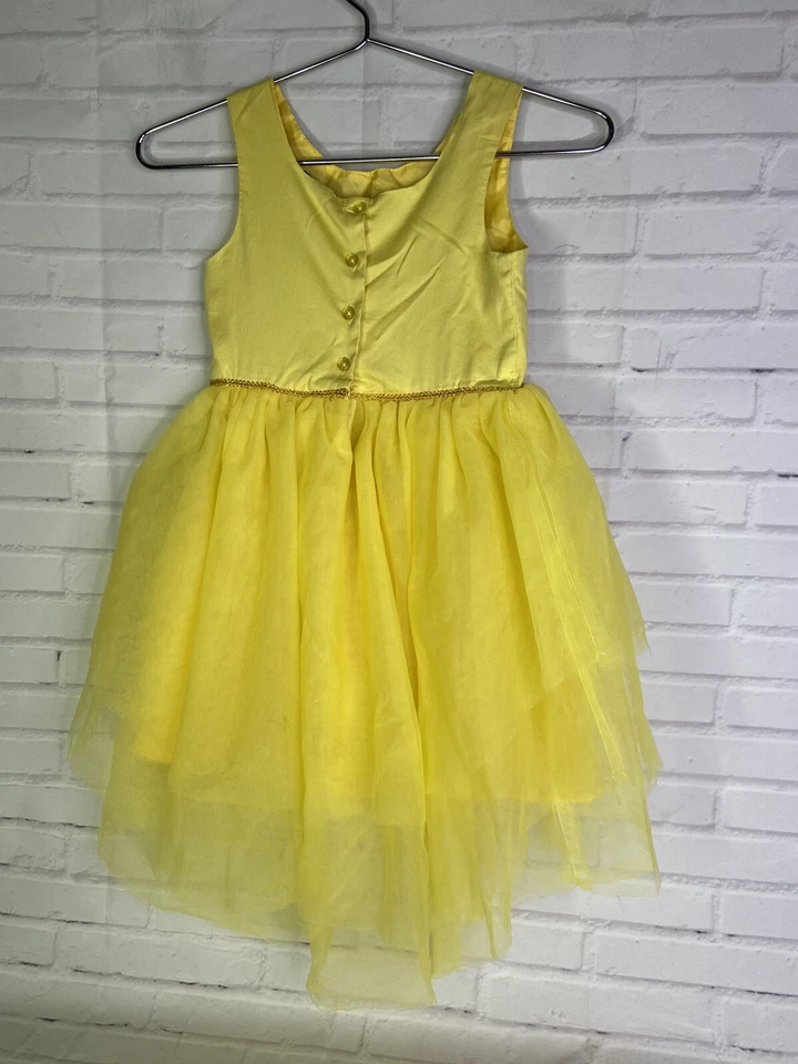 Disney La Bella y la Bestia Bella Vestido Halloween Disfraz Vestir Niñas 6 6X Foto 3 de 4