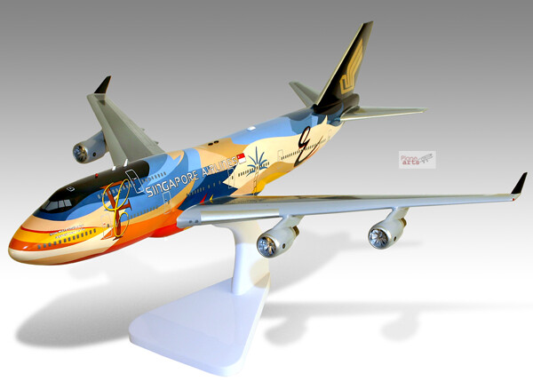 レア物！！SINGAPORE AIRLINE BOEING747-400模型 Singapore Airlines 