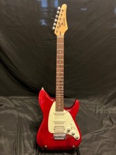 Alvarez Classic Custom Solidbody Superstrat Electric Guitar See-thru Red W/case
