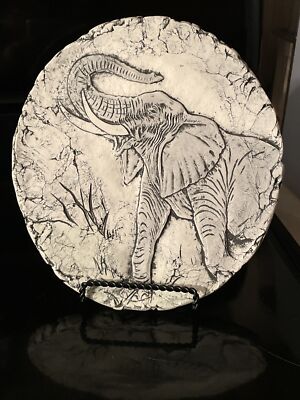 Mount St. Helens Ash Shapes of Clay by Stan Lovely Elephant Wall Hanging. New.