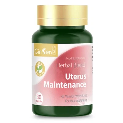 GINSEN Healthy Uterus Supplement Natural Capsules Tablets Uterus Maintenance