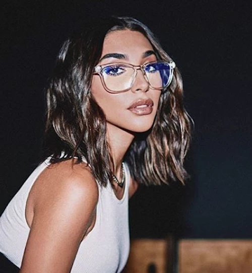 Gafas transparentes para mujer CRYSTAL SEE TROUGH marcos cuadrados transparentes "Kylie" Foto 2 de 4