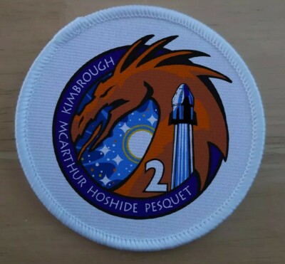 NASA SPACE X Crew Dragon Endeavour 3 Zoll Aufbügeln oder Aufnähen Patch Abzeichen