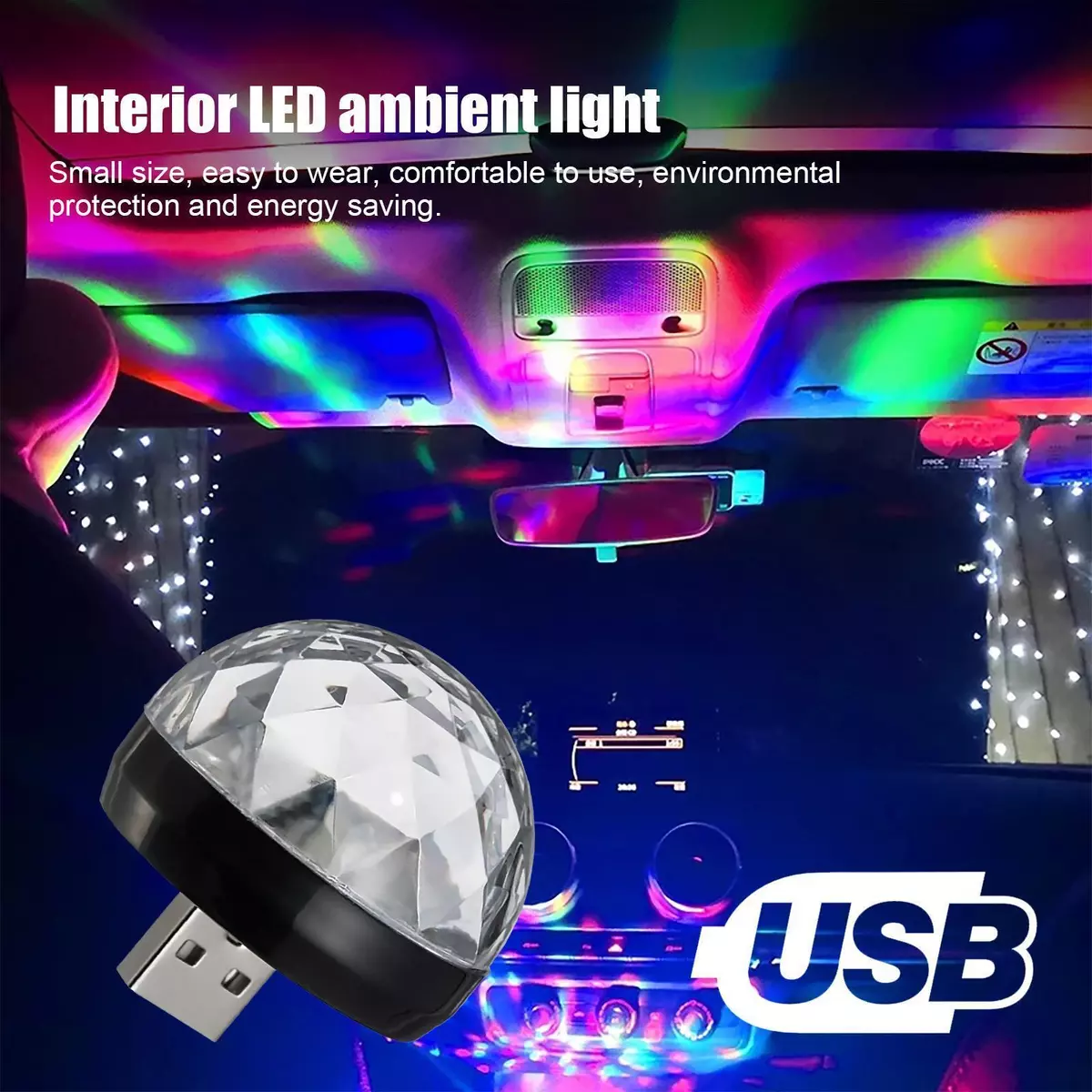 Mini usb cheap disco ball