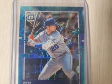 2020 Panini Optic Teal Velocity Prizm /35 Pete Alonso #187  2nd Year