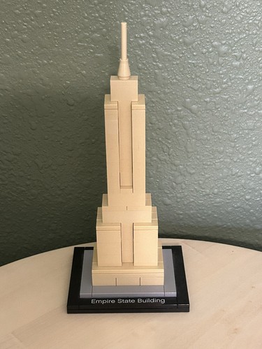 LEGO Architecture 21002 EMPIRE STATE BUILDING COMPLETE With Manual RETIRED