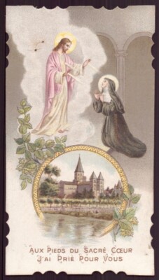 Andachtsbild '' Selige Margarete Maria ''