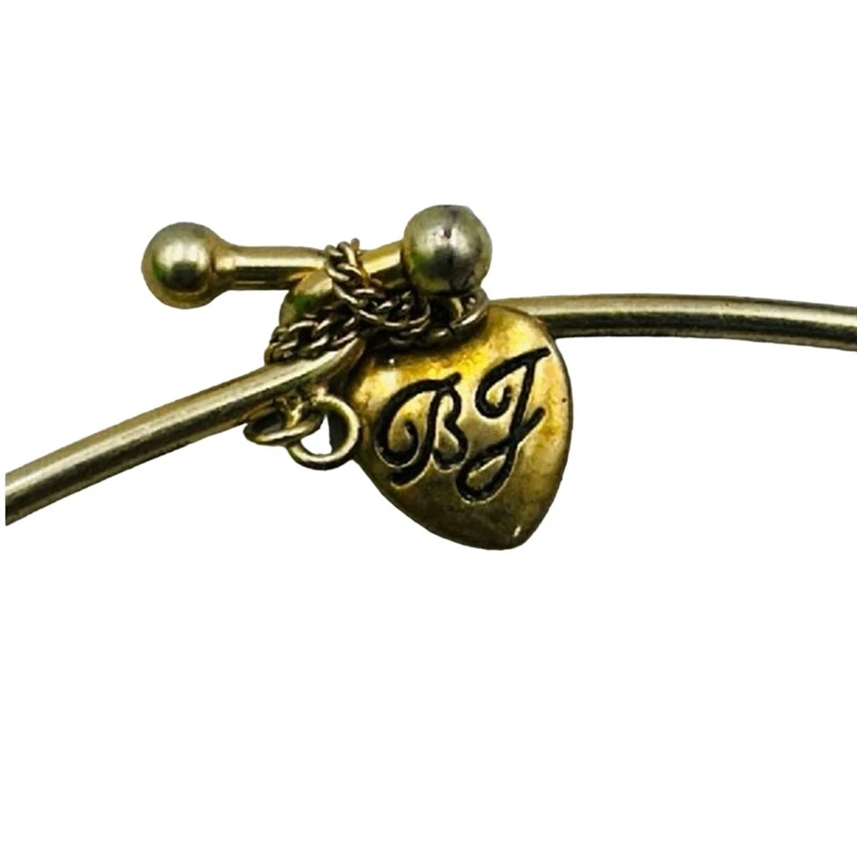 Betsey Johnson Indian Summer LgPave Feather Choker Torque Gold Tone Necklace - Image 4 of 4