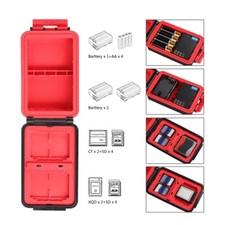 LENSGO D910 Battery Storage Case Waterproof AA SD CF XQD Memory Card Storage Box