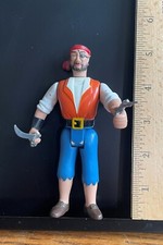 Vintage 4.25" Pirate Figure With Movable Arms And Legs