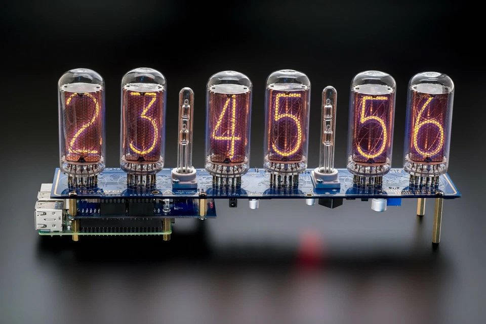 IN-18 SHIELD NCS318 RASPBERRY PI HAT or ARDUINO NIXIE CLOCK [WITH OPTIONS] - Image 4 of 4
