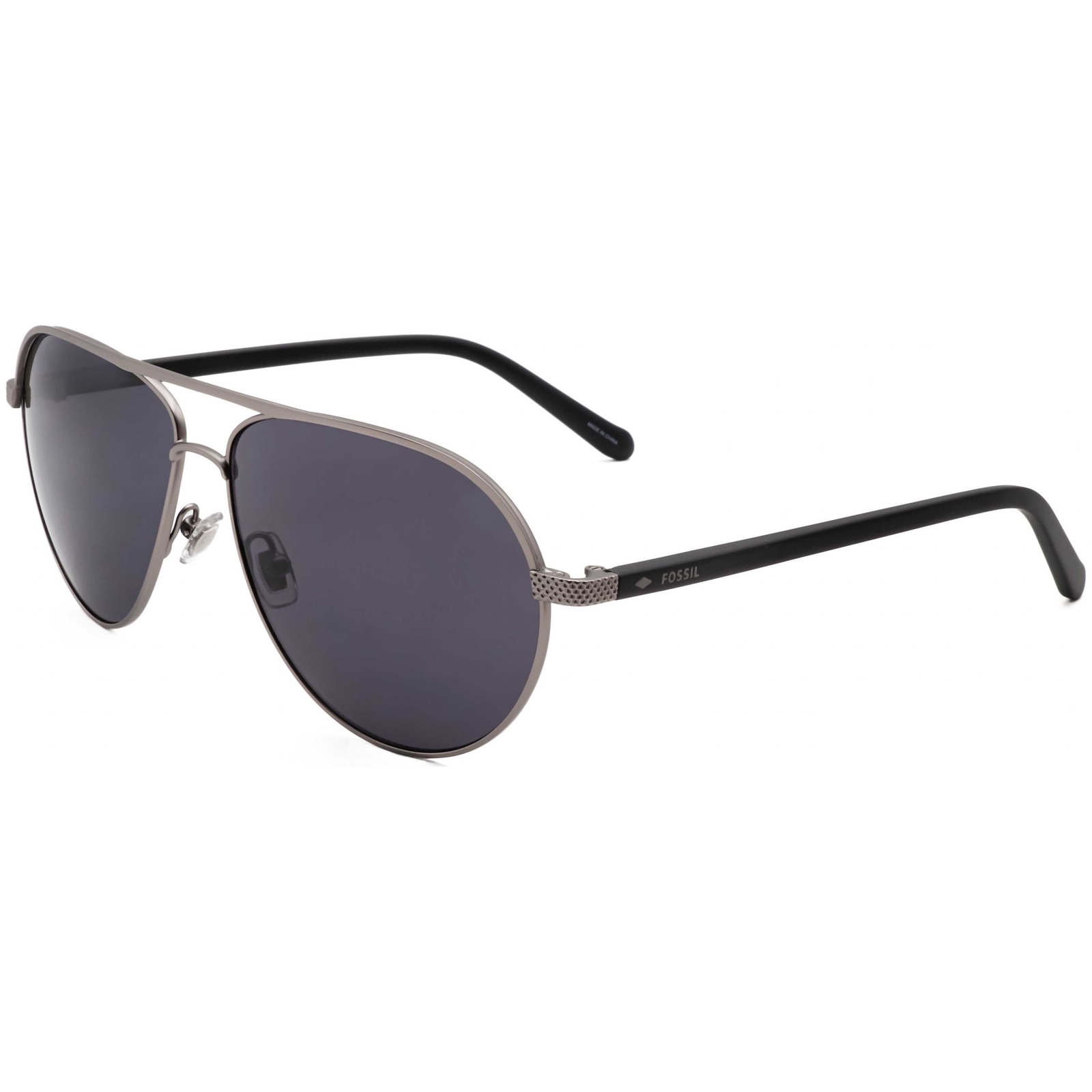 Fossil Mens 59mm Matte Dark Ruthenium Sunglasses FOS3125-G-S-R80-59 3690₽