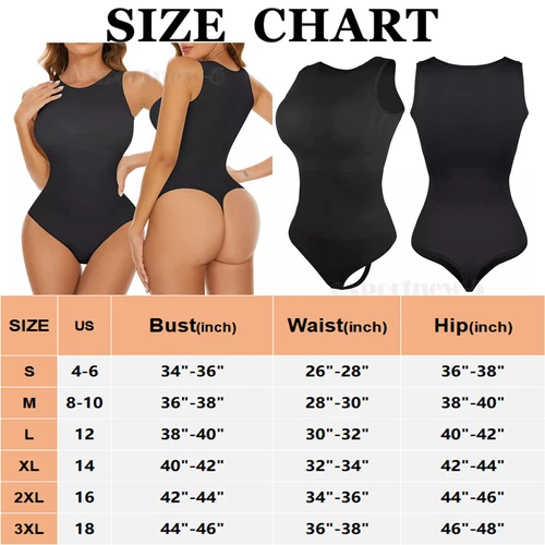Women Seamless Body Shaper Tummy Control Slimming Shapewear Bodysuit Leotard - Picture 13 of 28