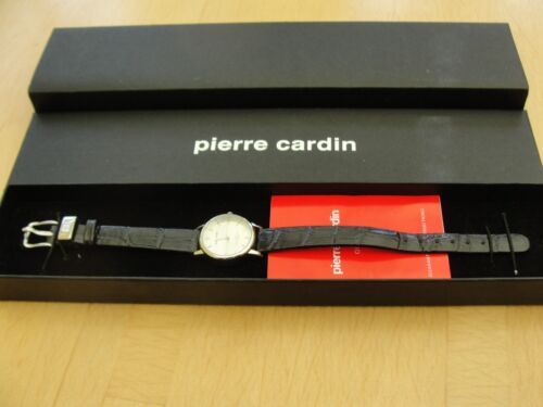 PIERRE CARDIN Ladies Watch Chrome Case, Second Hand, 3ATM New Battery Boxed