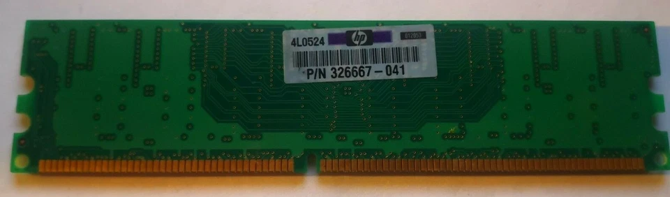 MEMORIA RAM 256MB DDR 400Mhz PC-3200U SAMSUNG M368L3223ETM-CCC CL3 ECC - Immagine 2 di 2
