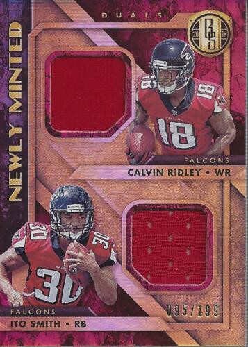 CALVIN RIDLEY 2018 Panini Gold Standard Minted SP RC DUAL GU JERSEY 037/199! HOT - Picture 1 of 1