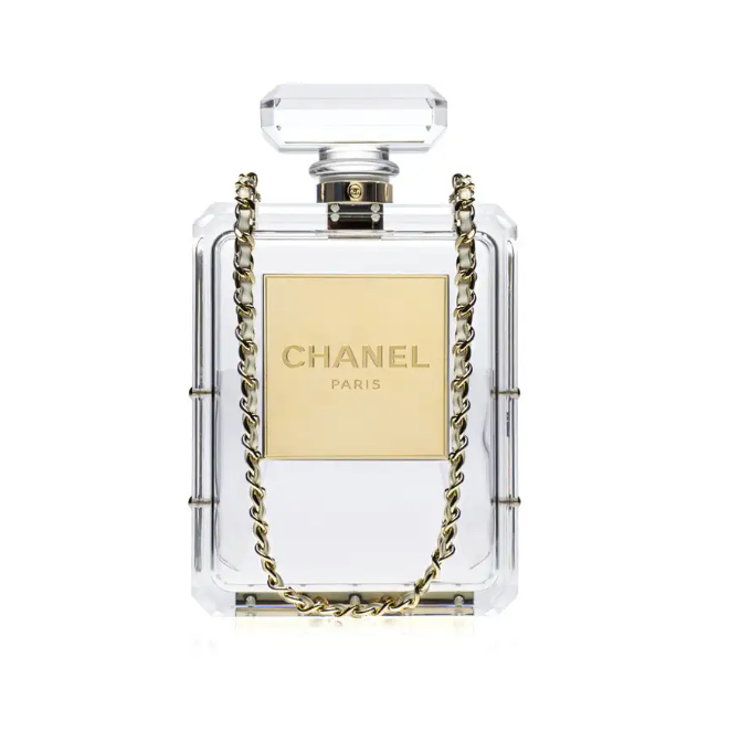 Authentic Chanel Plexiglass No. 5 Perfume Bottle Bag | eBay