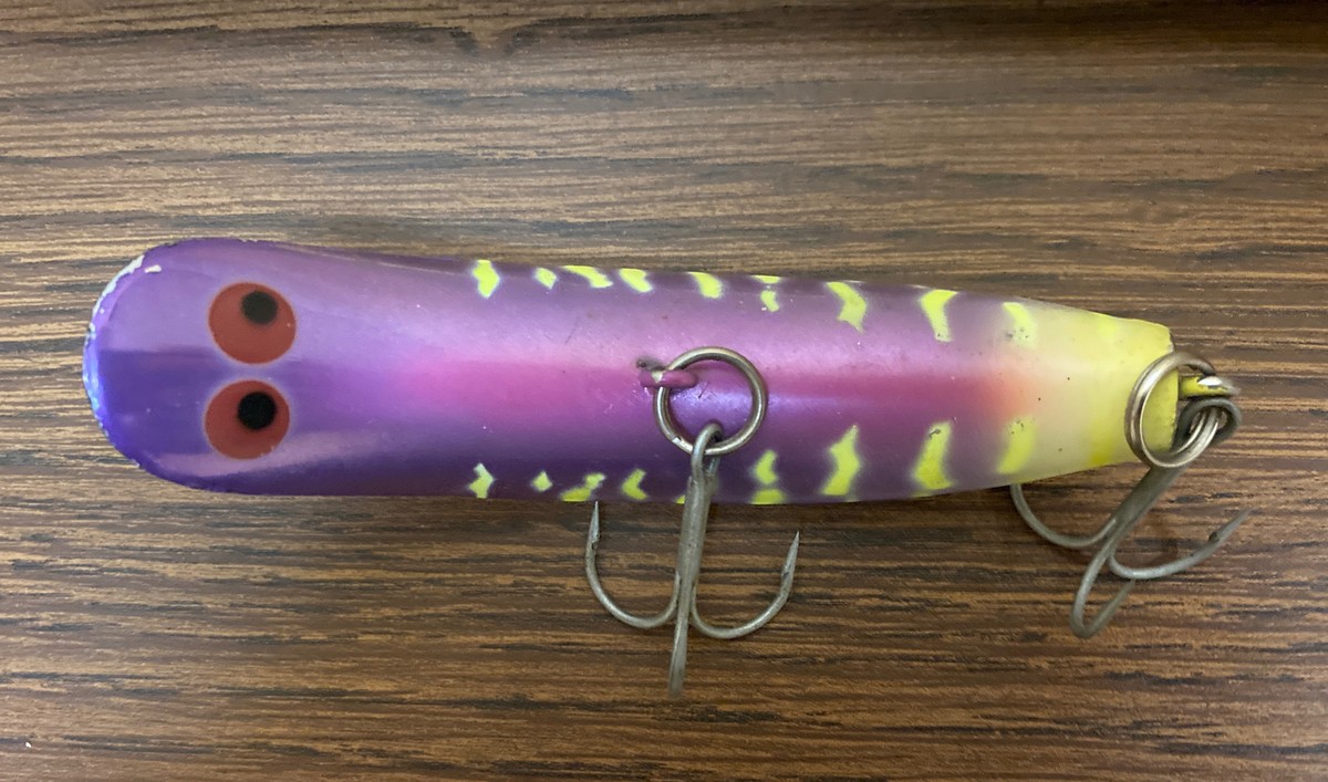 Leurre De Pêche Vintage Luhr Jensen Kwikfish K14 – Avec Yeux – Rare – Pré-Rapala