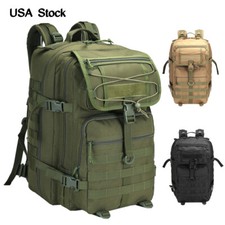 45L Military Tactical Backpack for Men Molle Daypack Bug Out Bag Hiking Rucksack