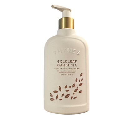 Thymes Goldleaf Perfumed Body Crème 9.25 Fl Oz New Rare