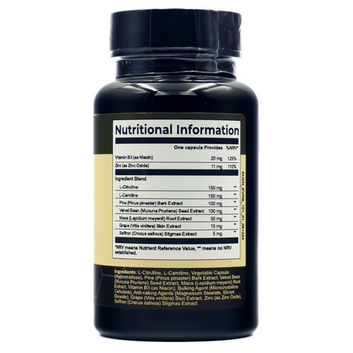 Libonex perform Nahrungsergänzungsmittel mit L-Citrullin, Maca, 30 Kapseln. - Bild 2 von 4