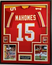 2  EACH CUSTOM JERSEY FRAMING SUEDE TOP MAT AND CHOOSE YOUR LICENSED PHOTOS  