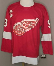 Gordie Howe Detroit Red Wings Red & White "1987-2007 Throwback" CCM NHL Jersey