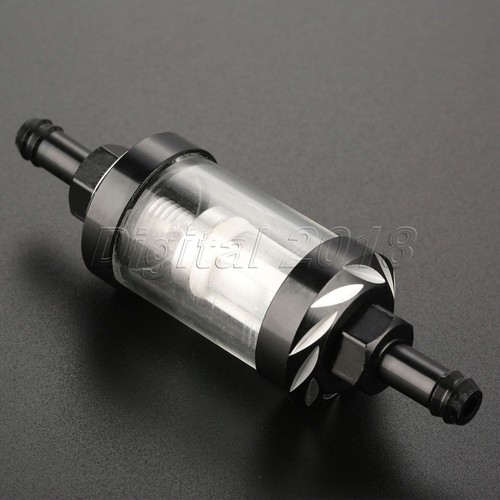 Universal Motorcycle Inline Fuel Gas Gasoline Patrol Filters Cleaner