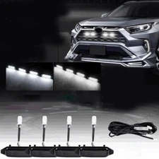 White light LED Grille Light for Toyota RAV4 2019 Accessories  2019-2022