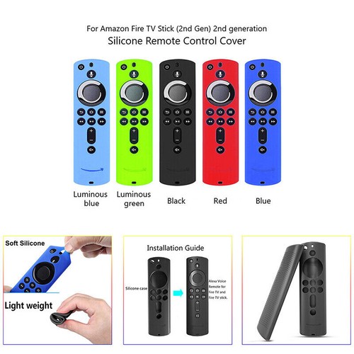 For Amazon 2nd Gen Fire TV Stick 4K Alexa Voice Remote Control Silicone Cover ღ - Zdjęcie 4 z 23
