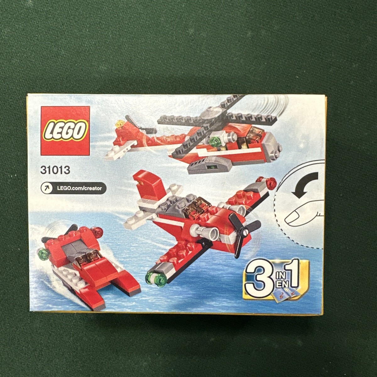 LEGO CREATOR # 31013 Red Thunder 3in1 Set NEW IN BOX Helicopter