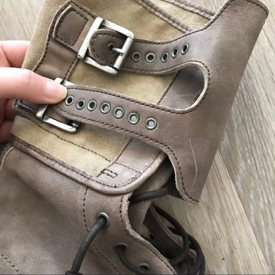 Botas militares de cuero ALL SAINTS DAMISI 37 7 Foto 3 de 4