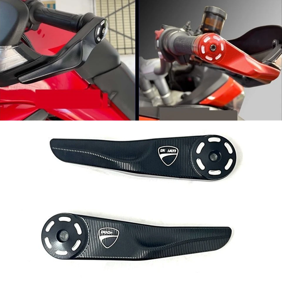 CNC Handlebar Hand Guard Protector For Ducati Multistrada 1260 1200 MTS950 2023 - Imagem 3 de 4