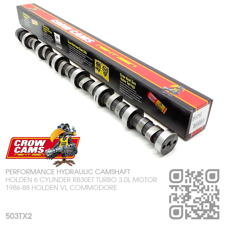 CROW CAMS 503TX2 CAMSHAFT 6 CYL RB30ET 3.0L TURBO MOTOR [HOLDEN VL COMMODORE] - image 2 of 4