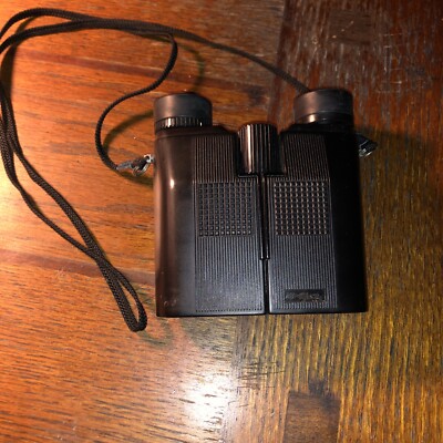 Vintage Black Nikon 7 x 20 7.1 Binoculars With Zippered Case. Made