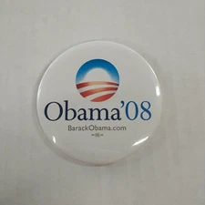 2008 Barack Obama Presidential Campaign Button Official Classic Hope