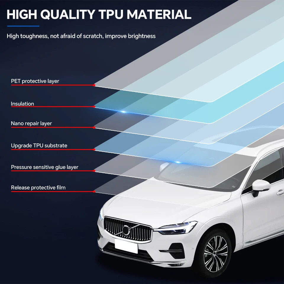 Матовая защита от краски PPF PreCut Full Car с надписью Volvo XC90 2020-2023 - Изображение 3 из 4