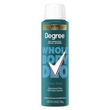 Degree Men Whole Body Deodorant Cool Rush Scent Aluminum Free 72H Odor