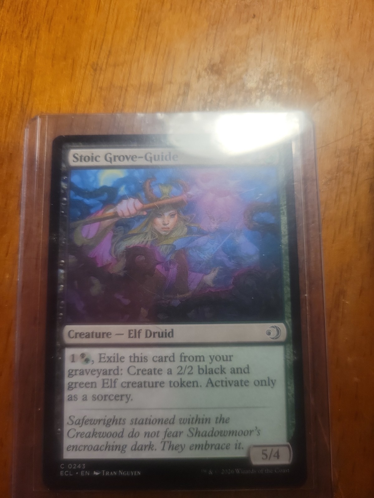 MTG - Lorwyn Eclipsed: Stoic Grove-Guide (0243) - Common - Near Mint 