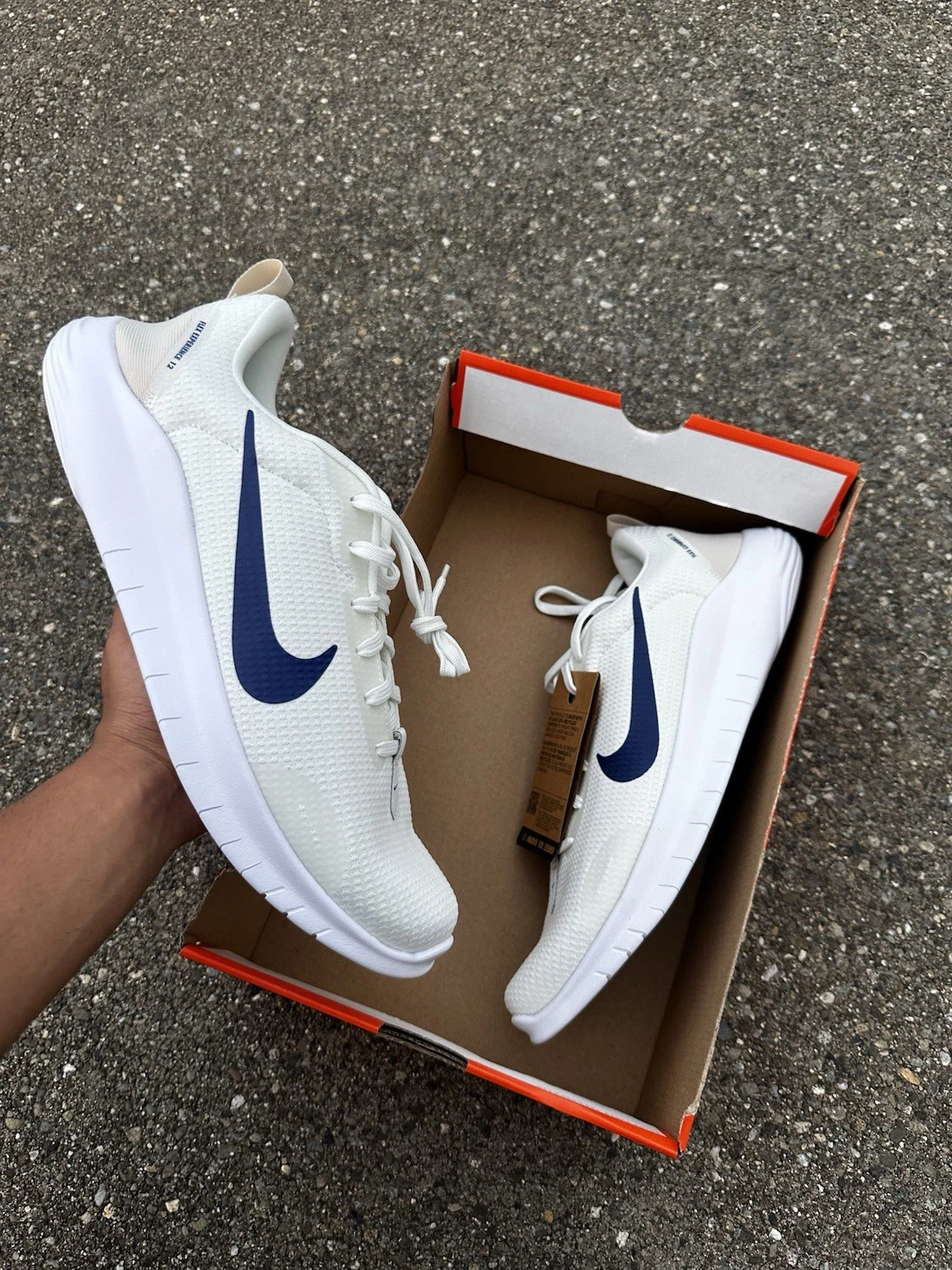Nike Men's Flex Experience RN 12 Sail Blue Running Shoes DV0740-103 Size 10 New