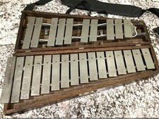 Antique - Rudolph Wurlitzer Co. Orchestra Bells in Wood Case - 2 Octaves - Tuned