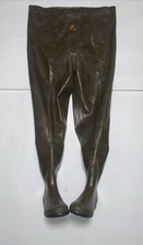 Vintage Pro Line Chest Waders Men 12 Brown Rubber Bootfoot Insulated Steel Shank