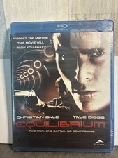 Equilibrium (Blu-ray, 2003) Christian Bale, Emily Watson - New Sealed
