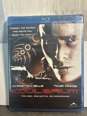 Equilibrium (Blu-ray, 2003) Christian Bale, Emily Watson - New Sealed