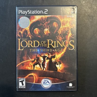 Lord of the Rings Third Age Black Label PlayStation 2 2004 PS2 CIB Tested