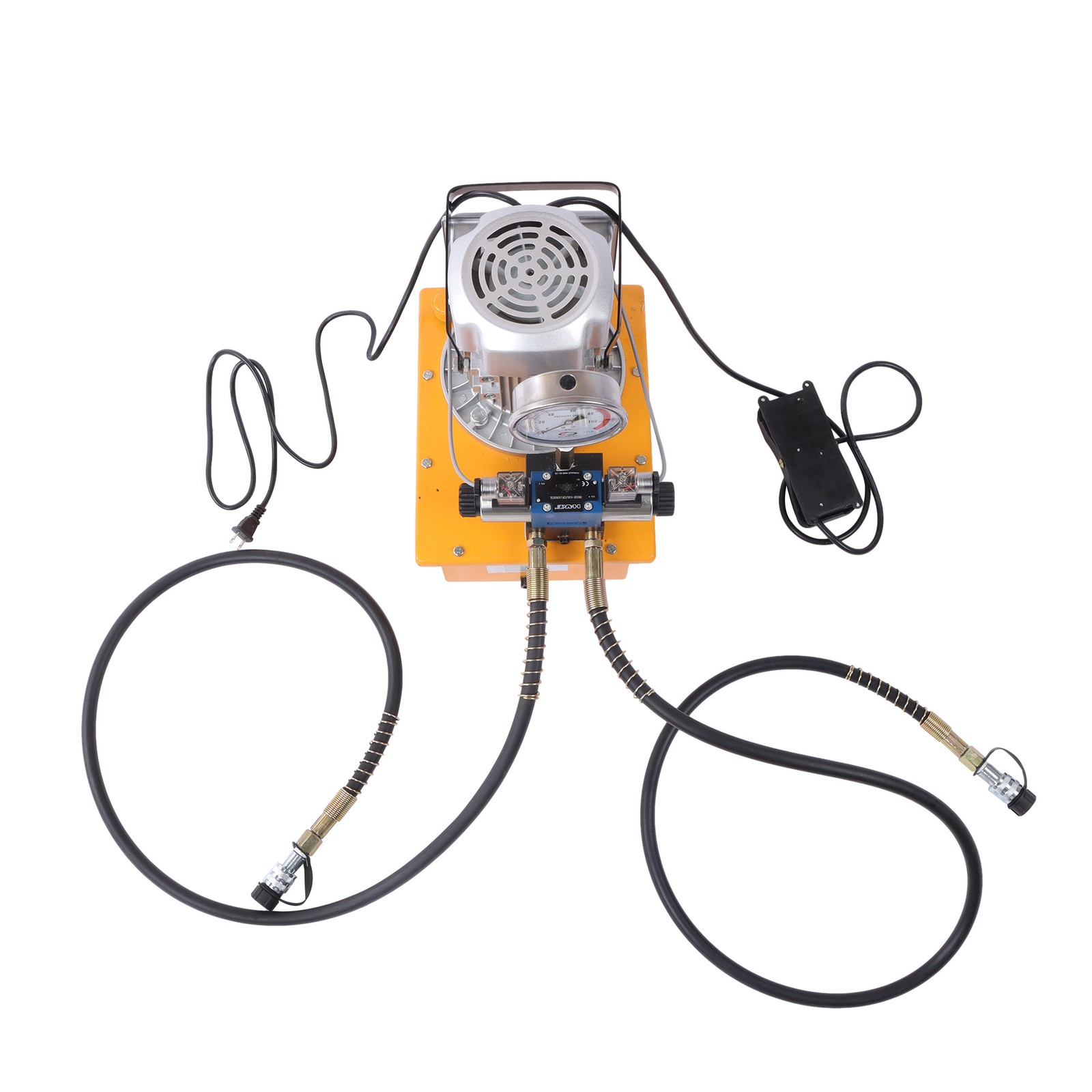 Electric Hydraulic Pump 10000 PSI Double Acting 8L Solenoid Valve 110V