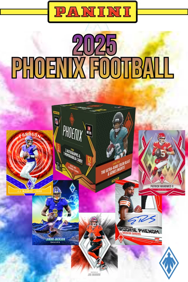 $1 Auctions! 2025 Panini Phoenix NFL Hobby box break.