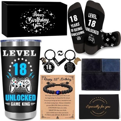 Cool Gifts for 18 Year Old Boy, 18th Birthday Gifts for Boys, Game Theme Gift fo